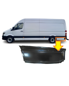 VW CRAFTER 2006 - 2017 MERCEDES SPRINTER 2006 - 2018 REPAIR PANELS MWB LH LEFT SIDE NEAR SIDE