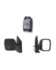 FITS NISSAN PRIMASTAR and RENAULT TRAFIC 2022-2025 BLACK DOOR WING MIRROR INDICATOR LH LEFT SIDE
