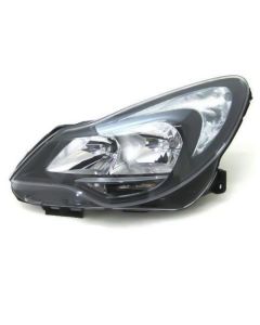 Vauxhall Corsa D 2011-2014 Headlight Headlamp Black Rh Right Driver Side