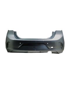 Vauxhall CORSA 2020-2023 REAR BUMPER WITH 4 PARKING SENSOR HOLES DESIGN/ELITE/SE MODELS Black Primed