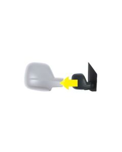 Vauxhall Vivaro 2019 - 2025 - Fits Citroen Dispatch, Peugeot Expert, Peugeot Traveller, Toyota Proace City Primed Cover Door Wing Mirror RH Right Side